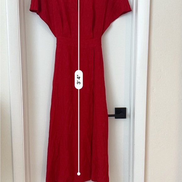 Equipment Red Midi Dress - Picture 5 of 6
